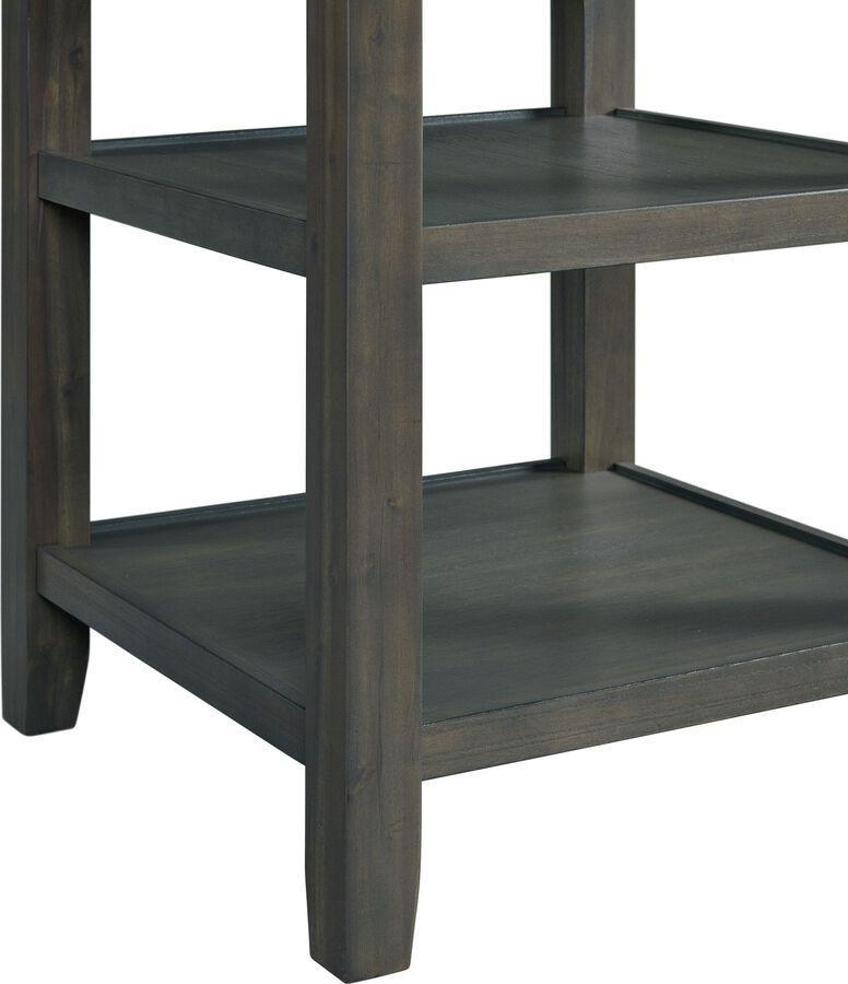 Elements Dining Sets - Taylor Standard Height 5 Piece Dining Set-Table and Four Side Chairs in Gray