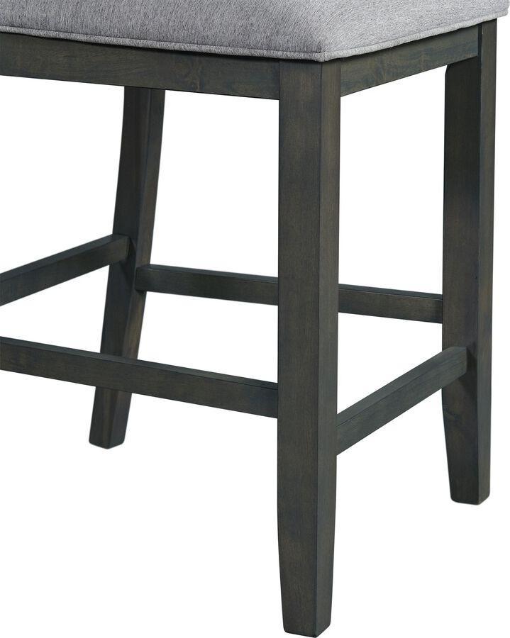 Elements Dining Sets - Taylor Standard Height 5 Piece Dining Set-Table and Four Side Chairs in Gray