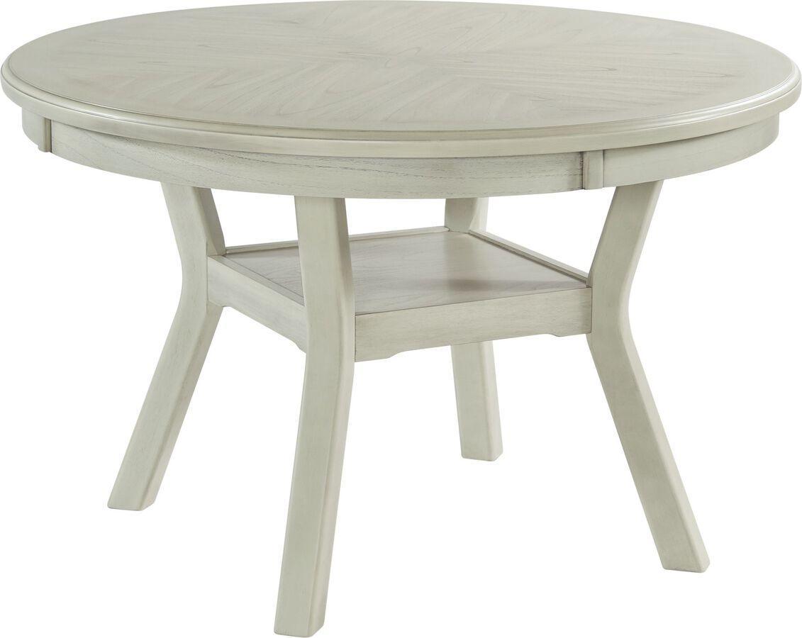 Elements Dining Sets - Taylor Standard Height 5PC Dining Set-Table and Four Side Chairs in Bisque