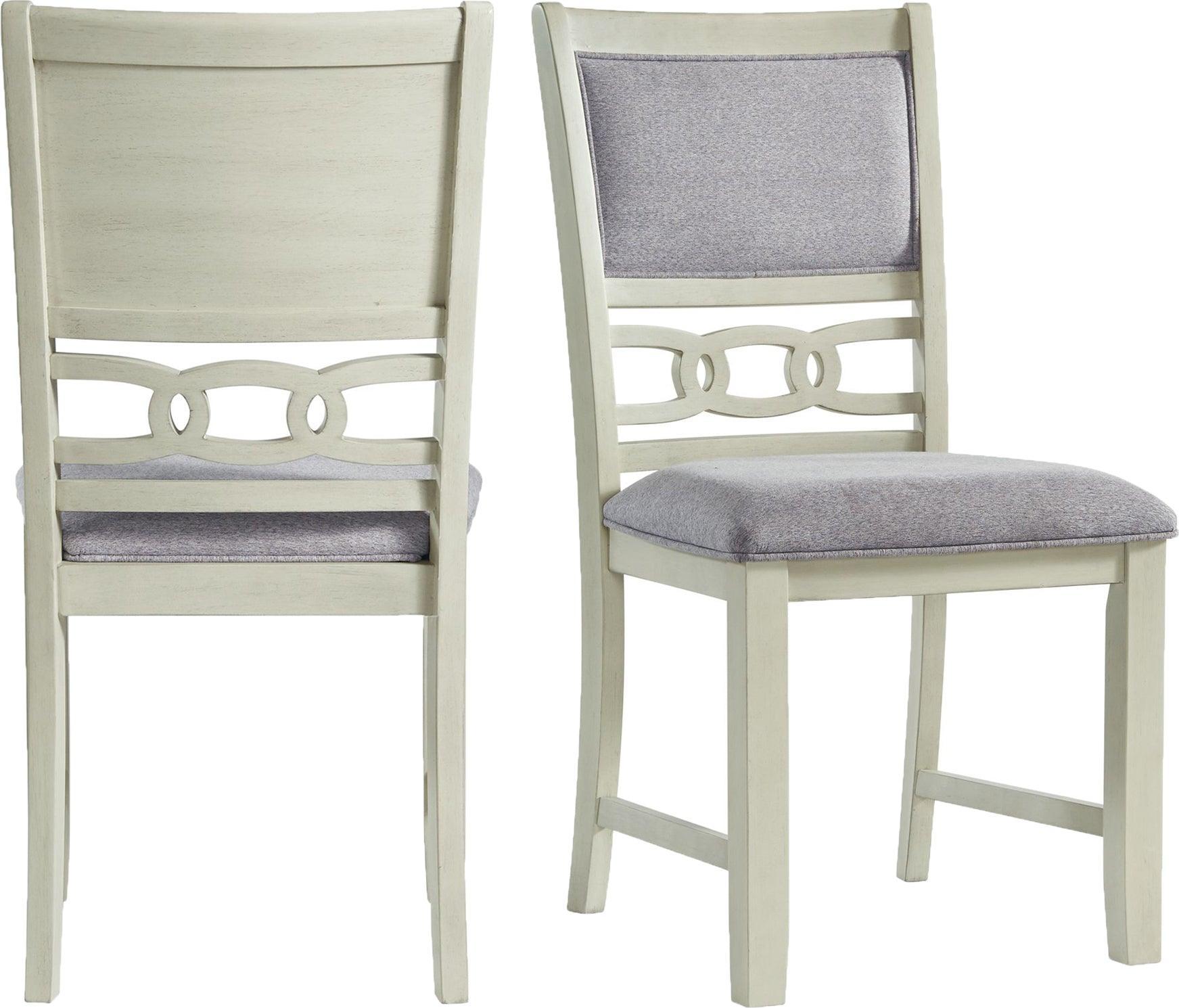 Elements Dining Chairs - Taylor Standard Height Side Chair Set in Bisque (Set of 2)