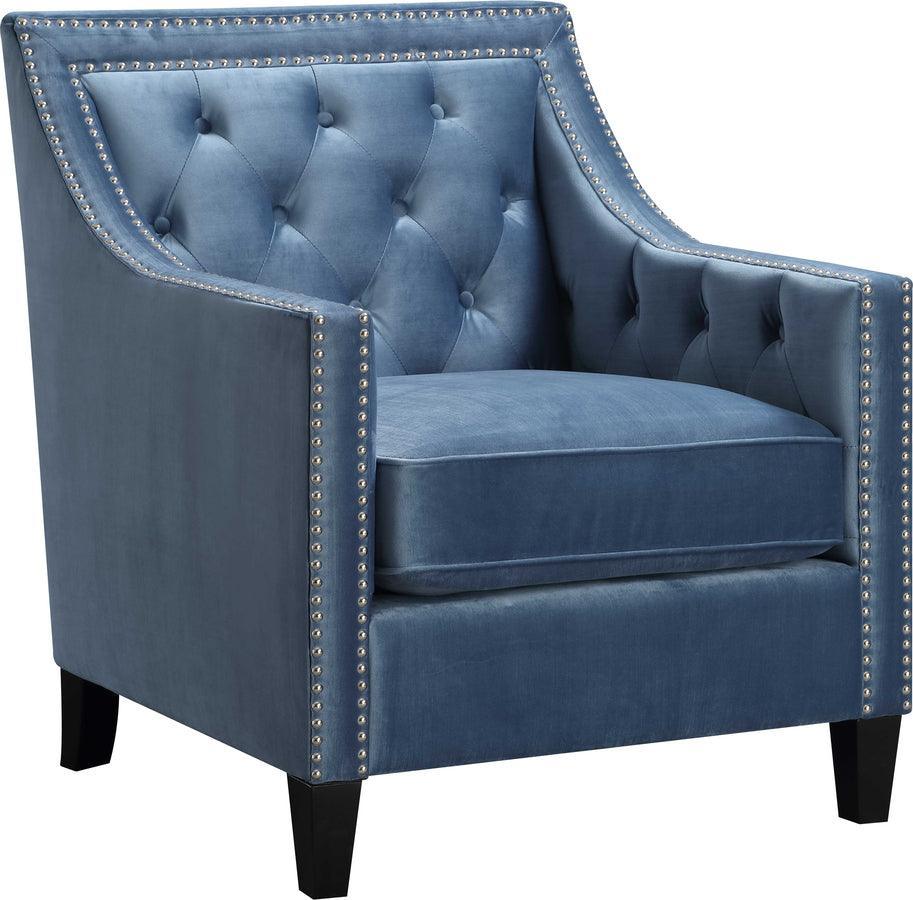 Elements Accent Chairs - Teagan Accent Chair Marine Blue