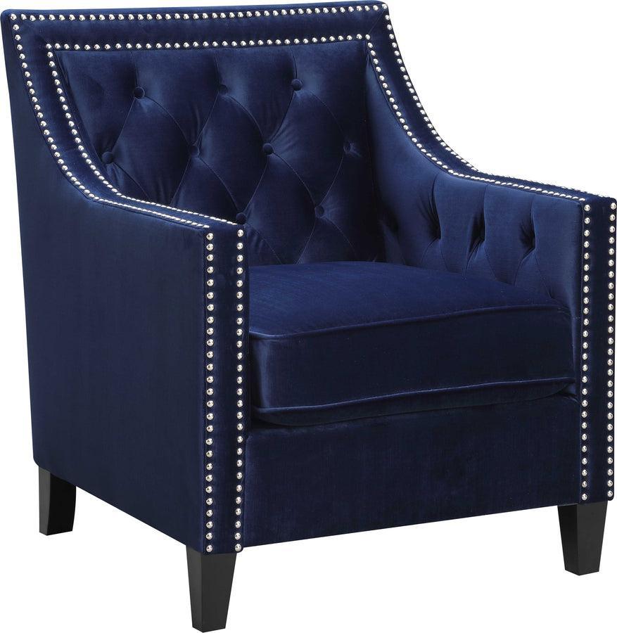 Elements Accent Chairs - Teagan Accent Chair Navy