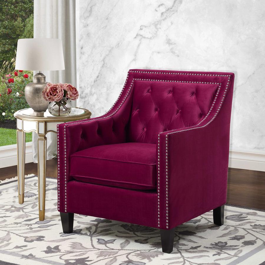 Elements Accent Chairs - Teagan Accent Chair Red