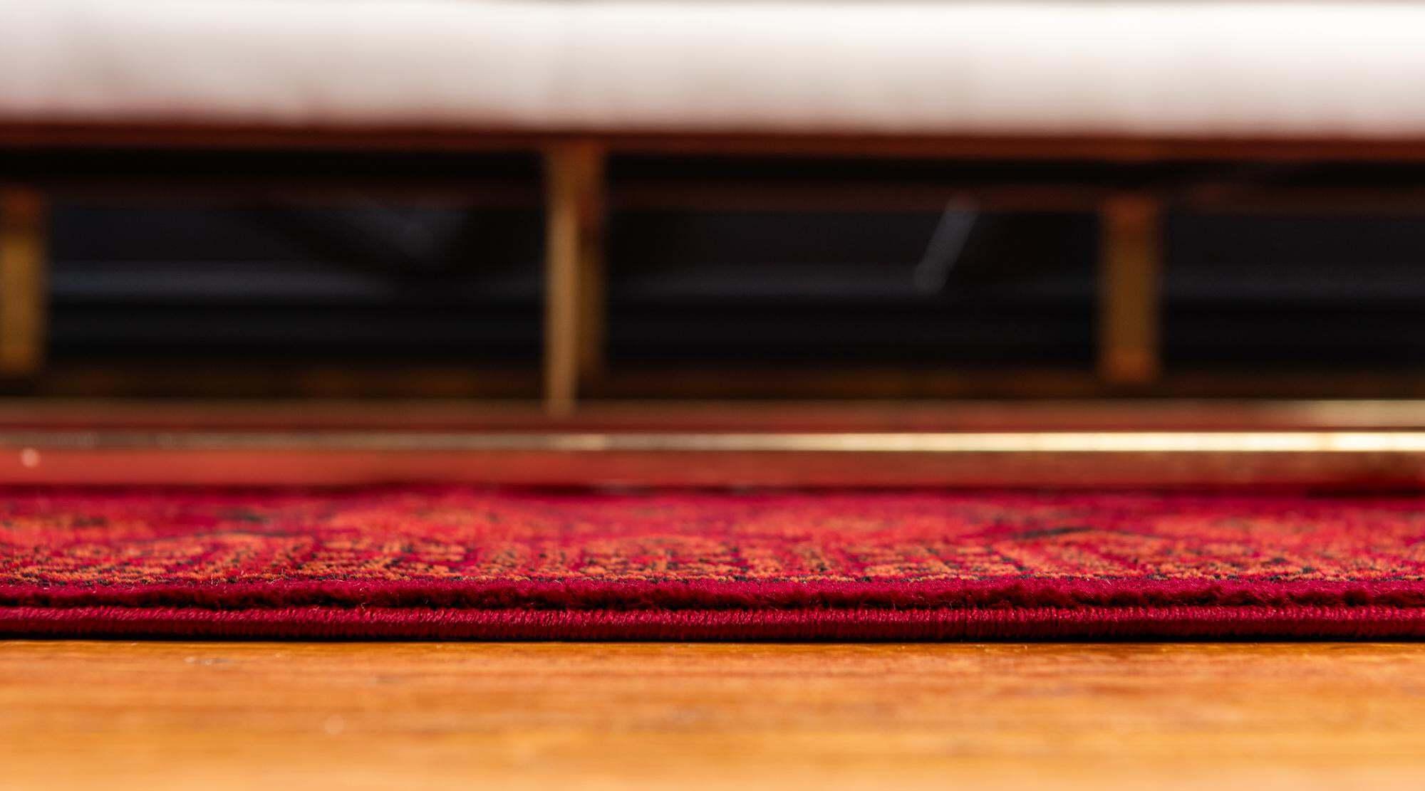 Unique Loom Indoor Rugs - Tekke Medallion 10 Ft Runner Rug Multicolor