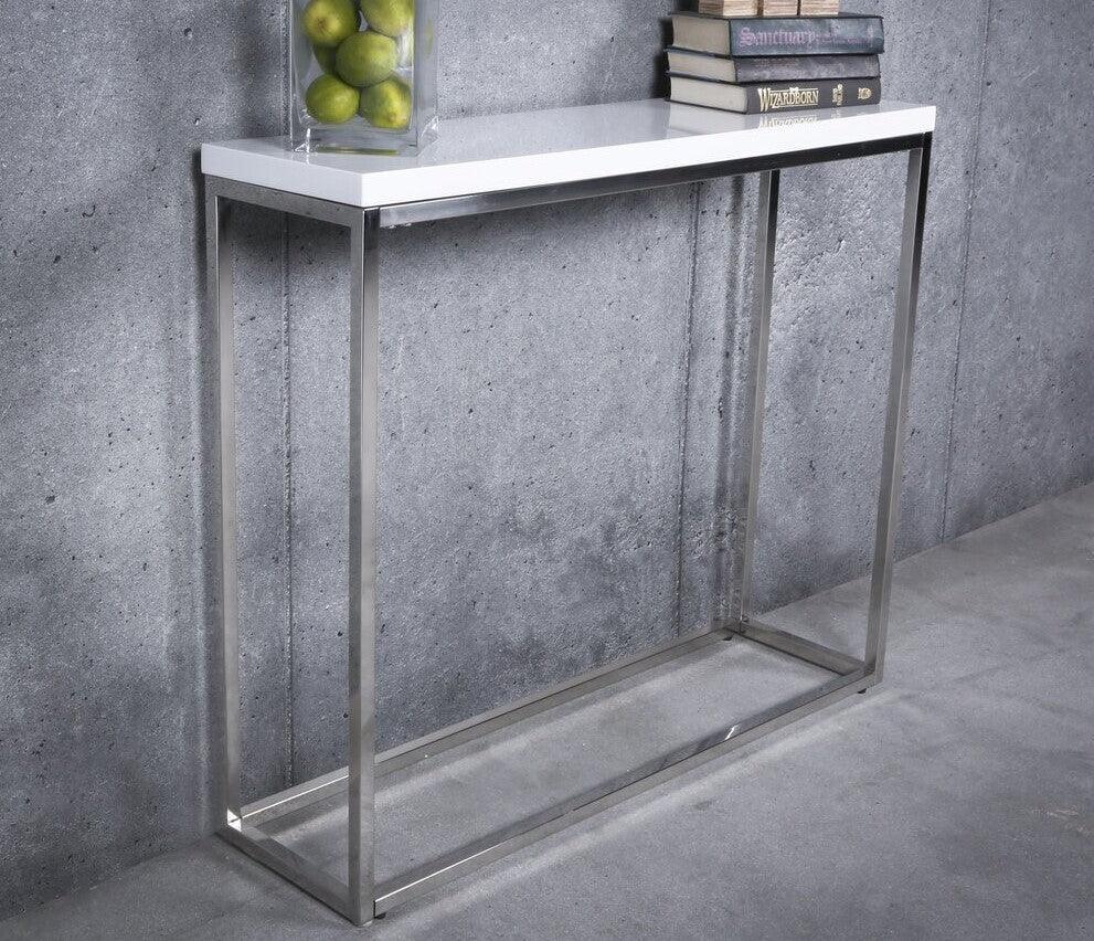 Euro Style Consoles - Teresa Console Table White