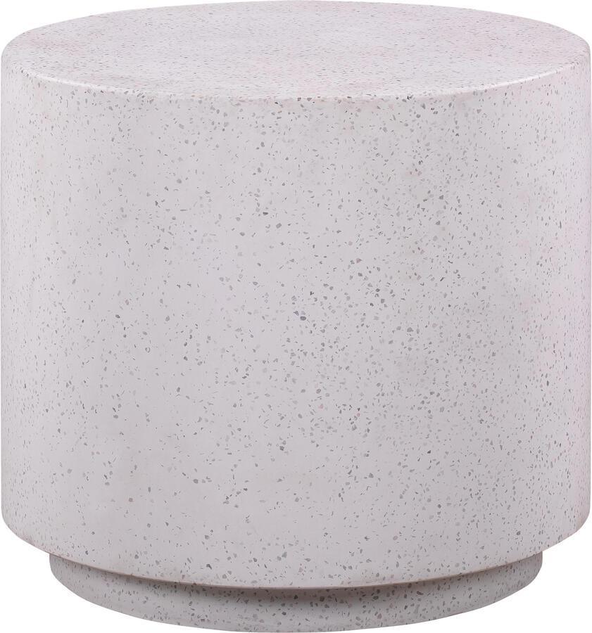 Tov Furniture Side & End Tables - Terrazzo Light Speckled Side Table