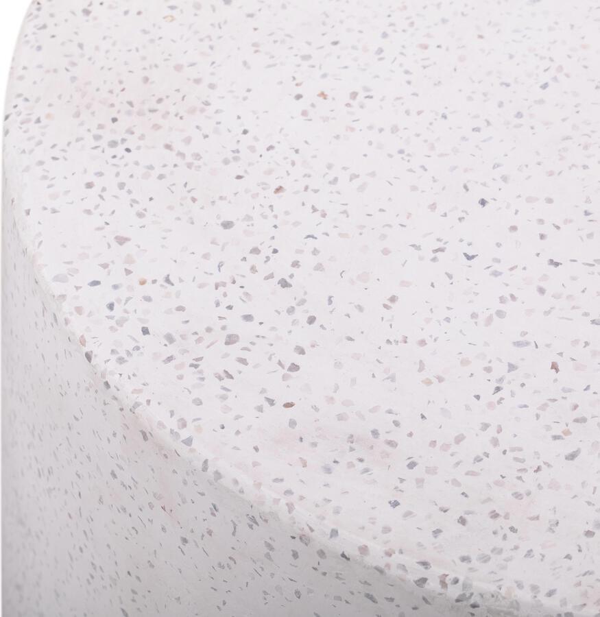 Tov Furniture Side & End Tables - Terrazzo Light Speckled Side Table