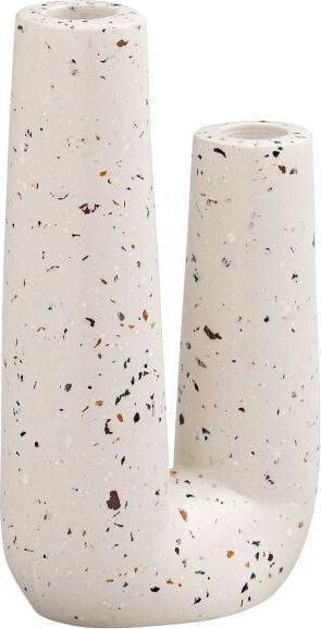 Tov Furniture Vases - Terrazzo Novelty Tube Vase White