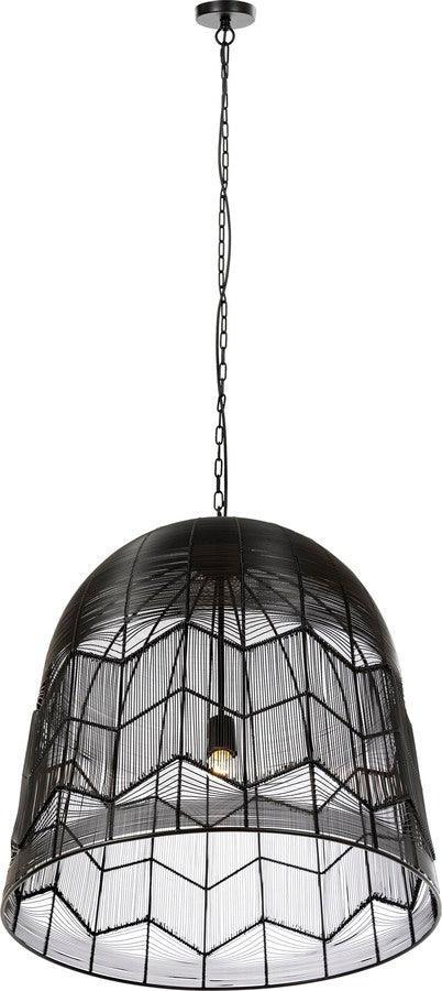 Tov Furniture Ceiling Lights - Tessa Large Pendant Black