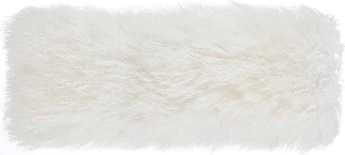 Tov Furniture Pillows & Throws - Tibetan Sheep Long Pillow White