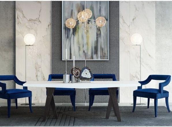 Tov Furniture Accent Chairs - Tiffany Chair Navy