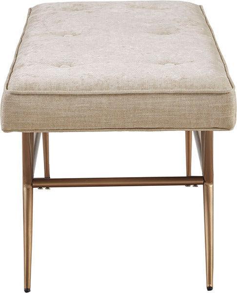 Olliix.com Benches - Tinsley Accent Bench Light Tan