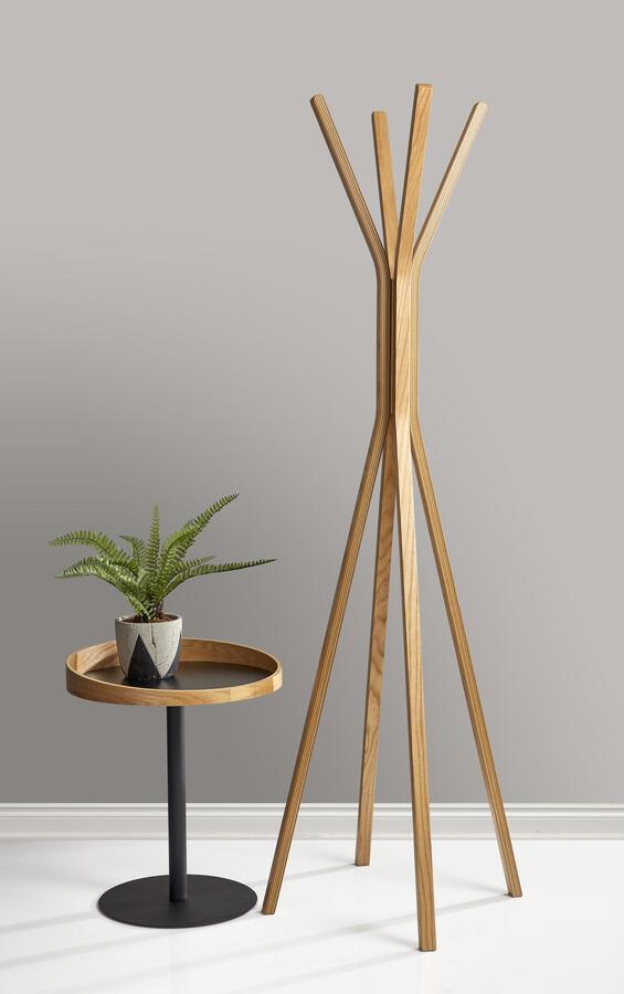 Adesso Coat Hangers - Toby Coat Rack- Natural