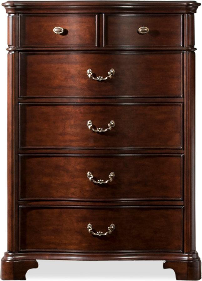 Elements Chest of Drawers - Tomlyn Chest Dark Cherry