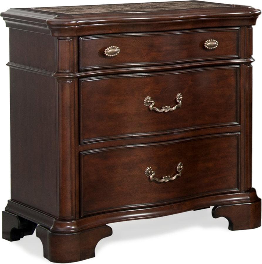 Elements Nightstands & Side Tables - Tomlyn Nightstand Dark Cherry