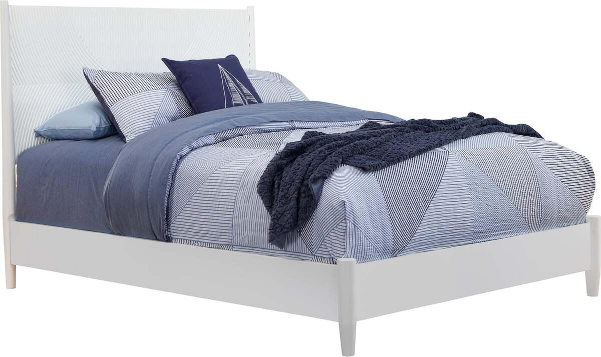 Alpine Furniture Beds - Tranquility Full Panel Bed, White