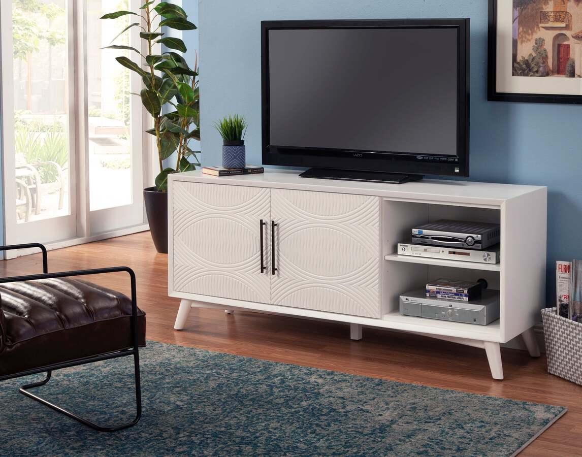 Alpine Furniture TV & Media Units - Tranquility TV Console White