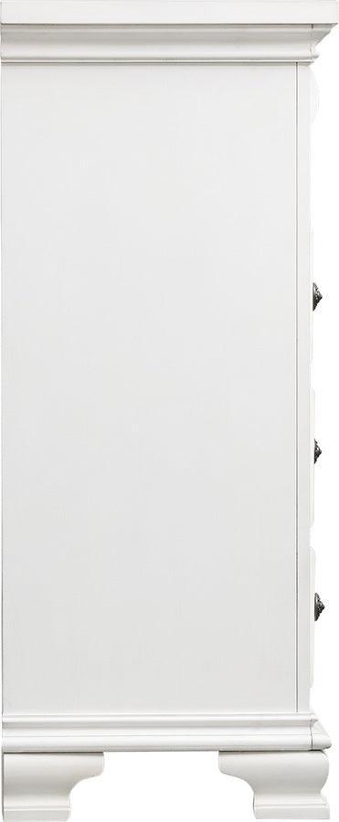 Elements TV & Media Units - Trent Media Chest in White