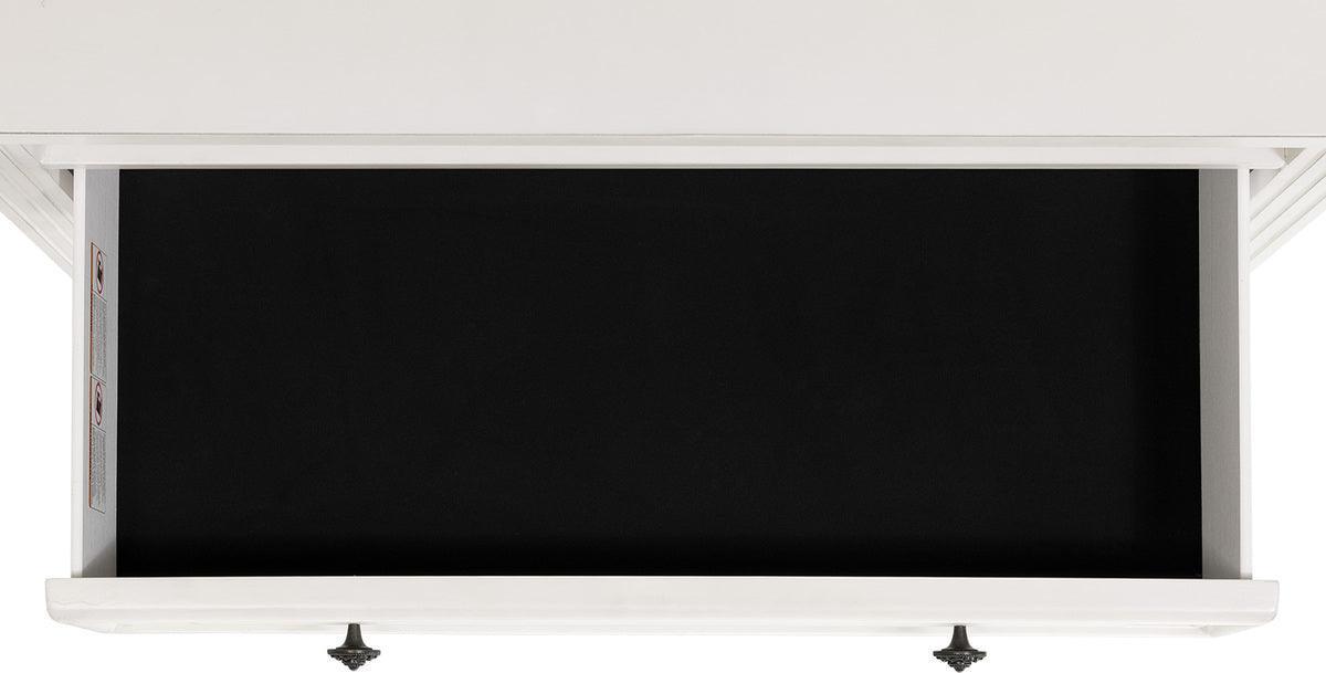 Elements TV & Media Units - Trent Media Chest in White