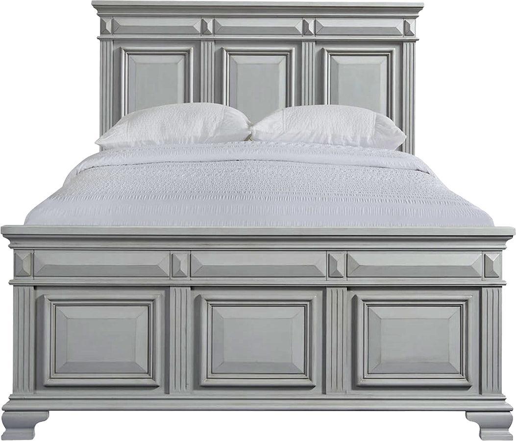 Elements Beds - Trent Queen Panel Bed Gray