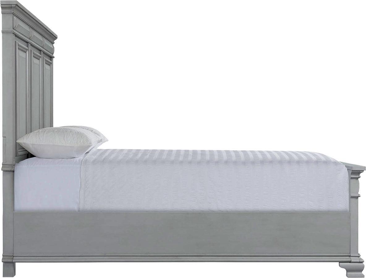 Elements Beds - Trent Queen Panel Bed Gray