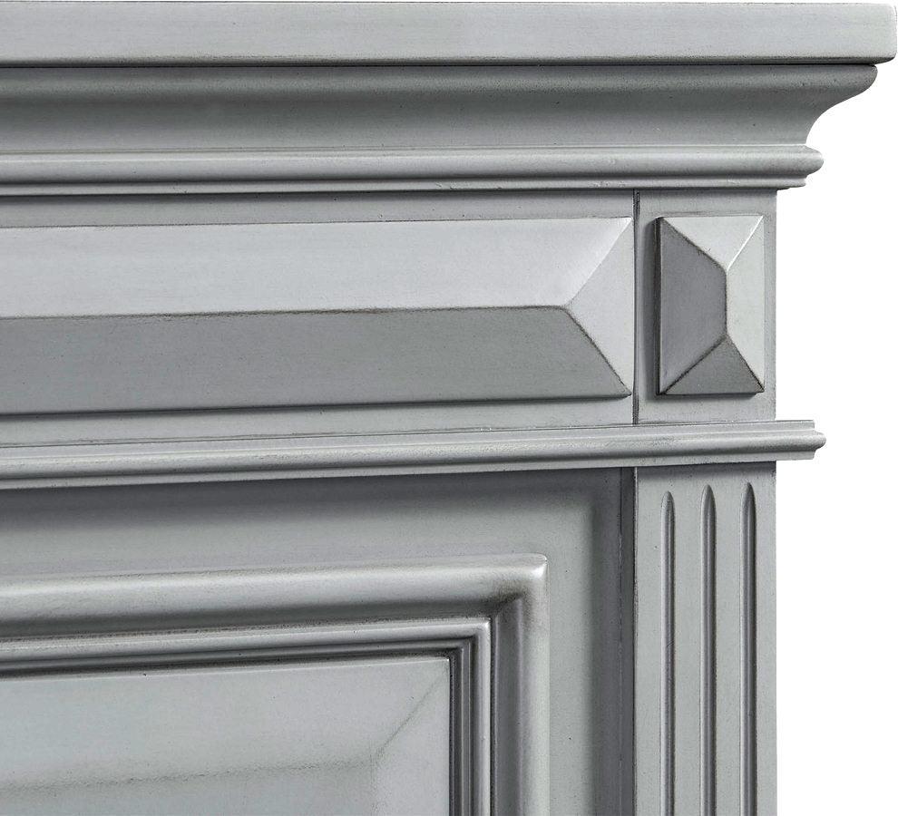 Elements Beds - Trent Queen Panel Bed Gray