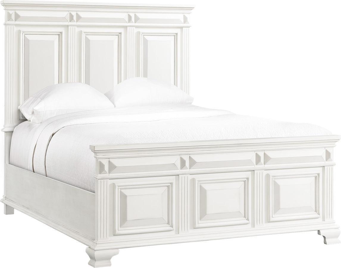 Elements Beds - Trent Queen Panel Bed In White