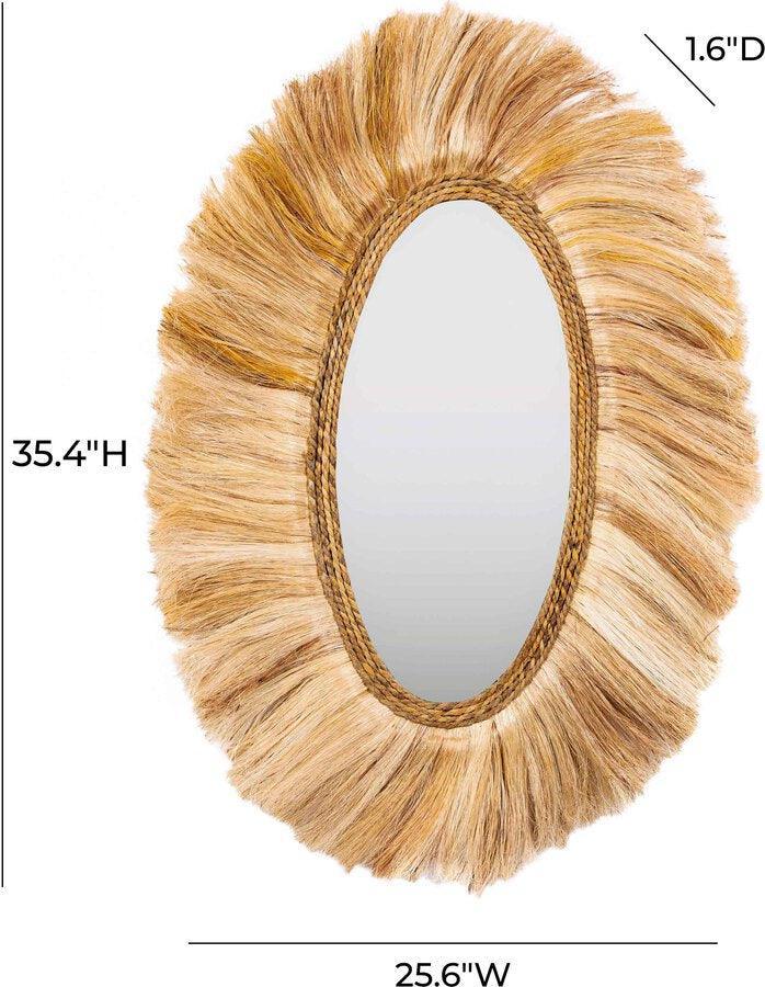 Tov Furniture Mirrors - Tribal Mirror Natural