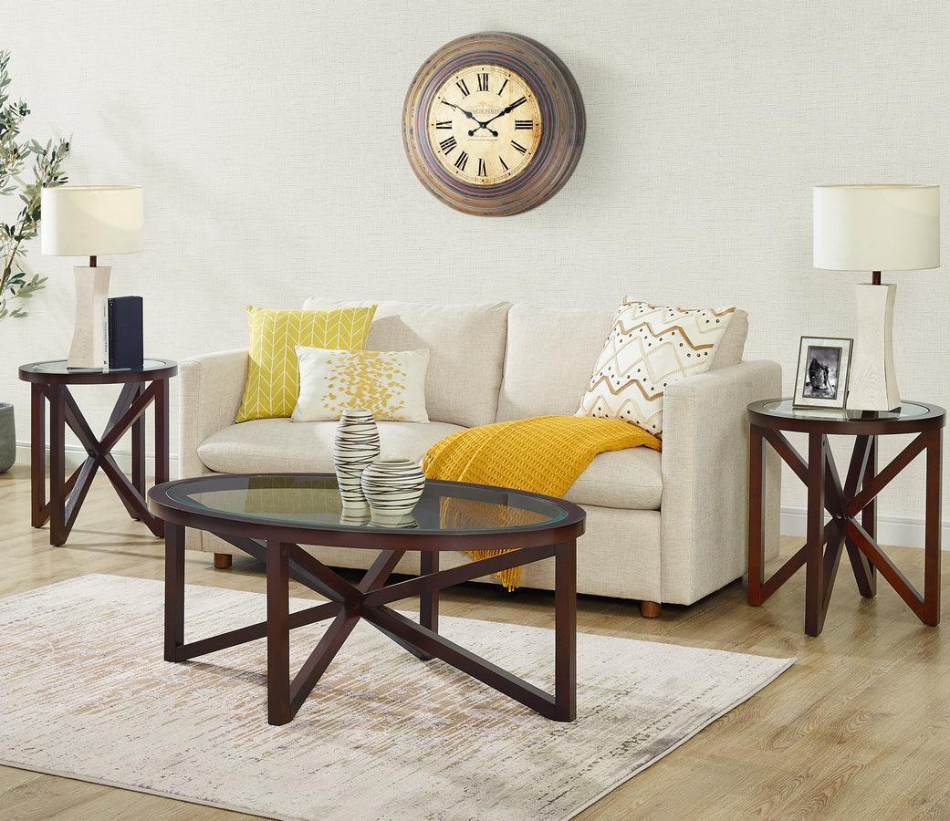 Elements Living Room Sets - Trinity 3PC Occasional Table Set