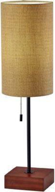 Adesso Table Lamps - Trudy Table Lamp Yellow & Walnut