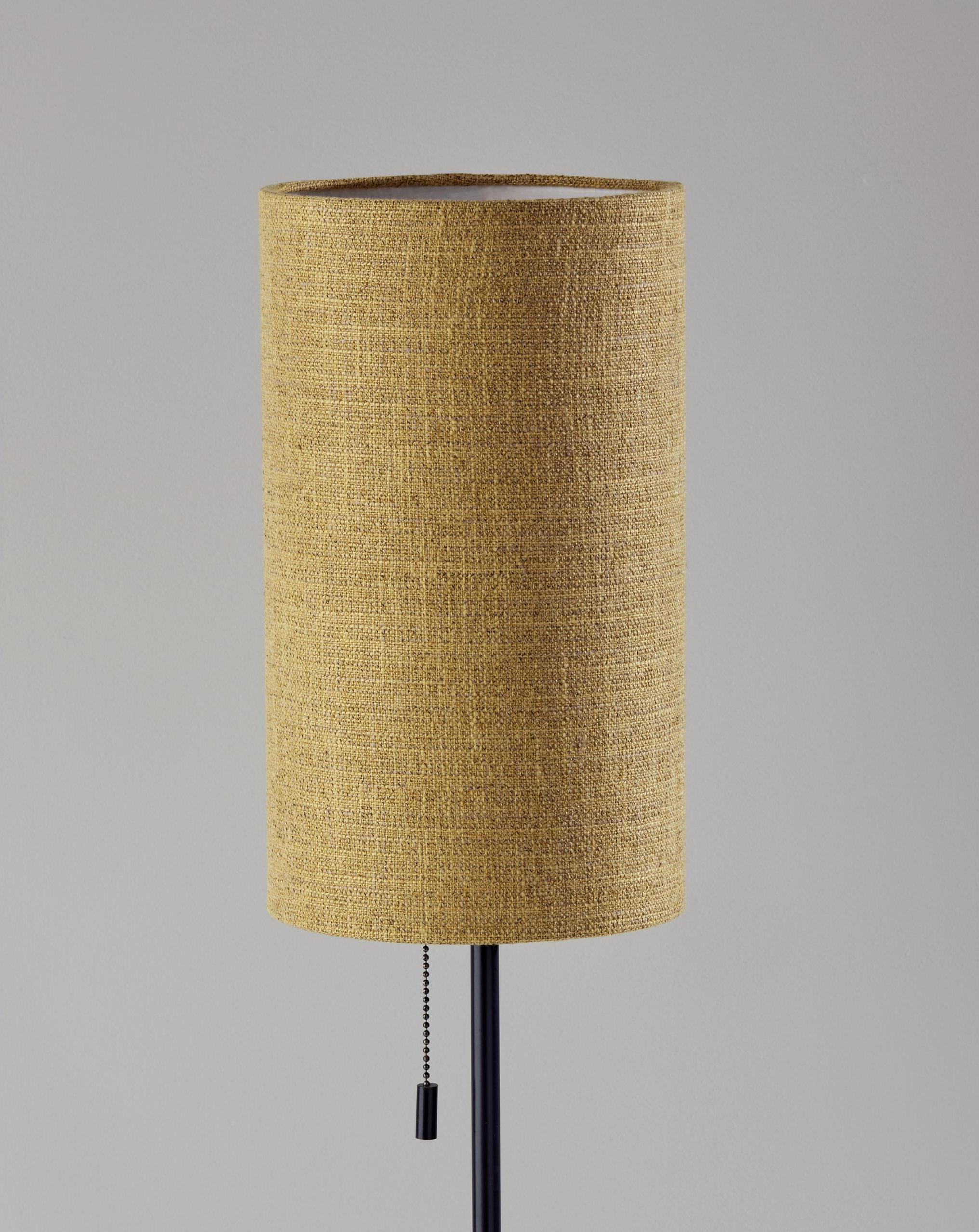 Adesso Table Lamps - Trudy Table Lamp Yellow & Walnut