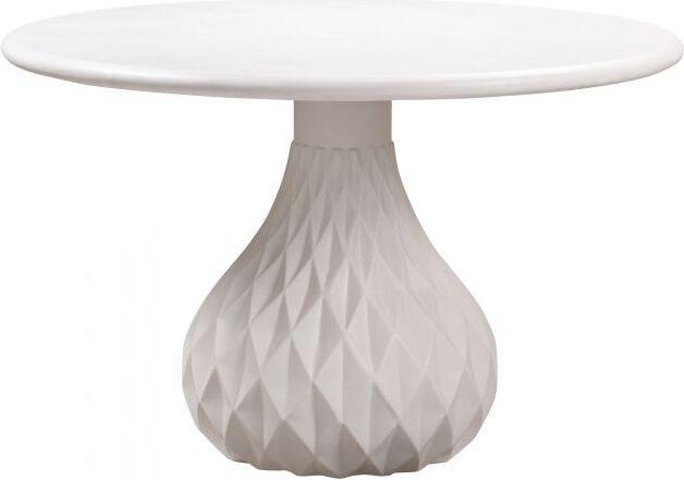 Tov Furniture Dining Tables - Tulum Ivory Concrete Dining Table