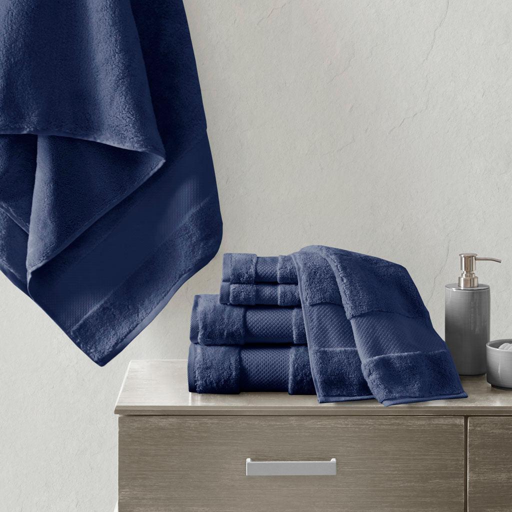 Olliix.com Bath Towels - Turkish Bath Towel Navy