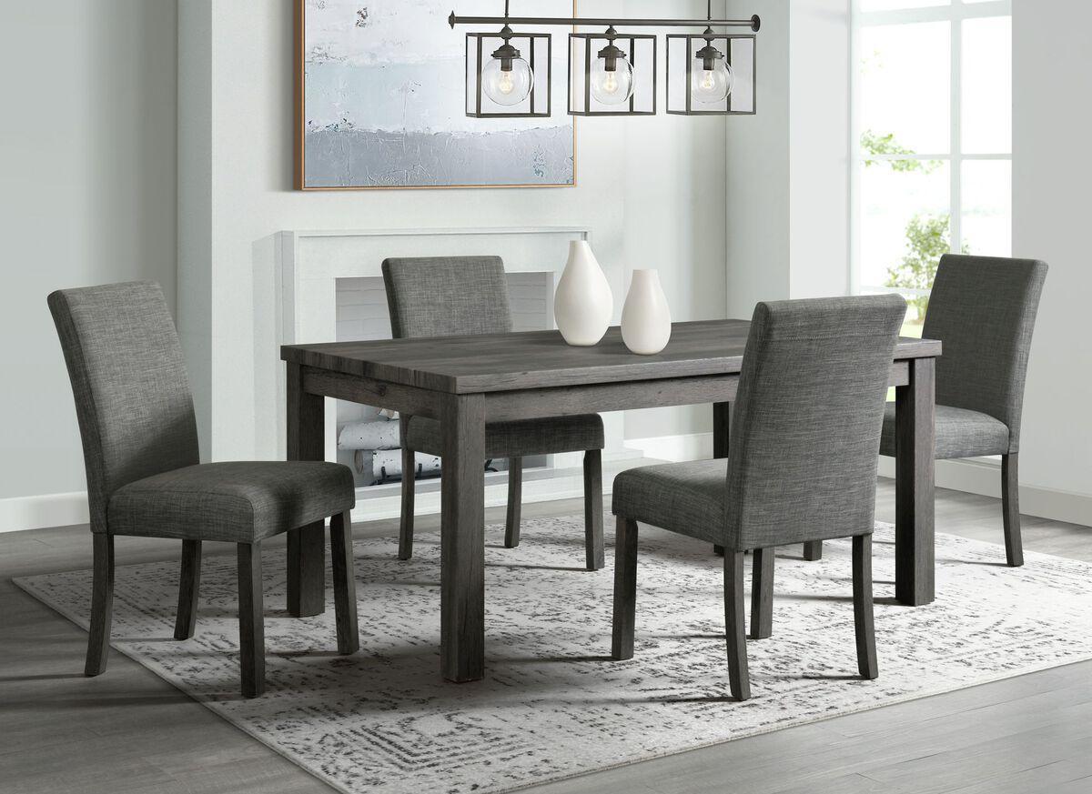 Elements Dining Tables - Turner Dining Table In Charcoal