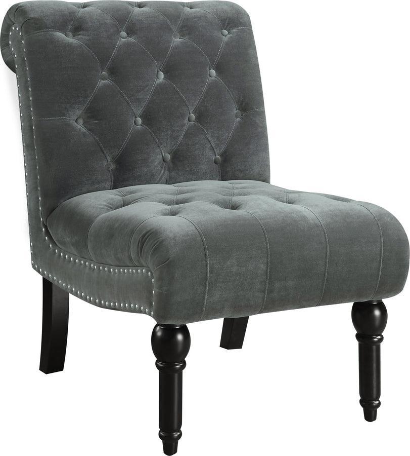 Elements Accent Chairs - Twine Armless Chair Slate Gray