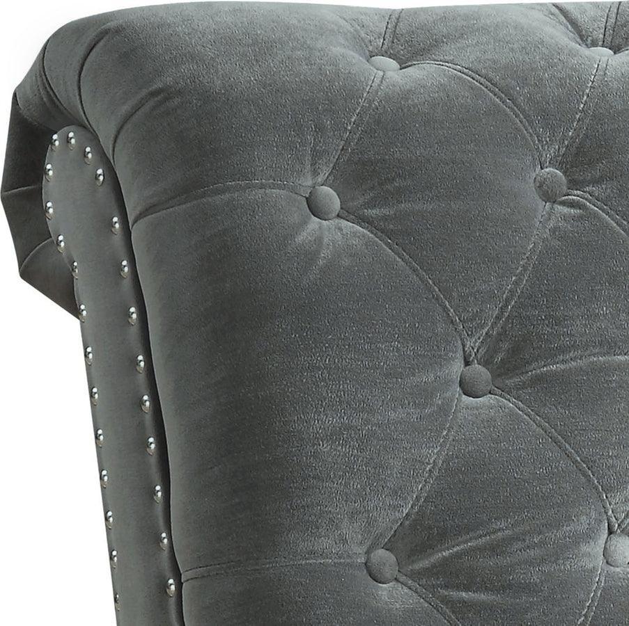 Elements Sleepers & Futons - Twine Chaise with Gray Scroll Pillow