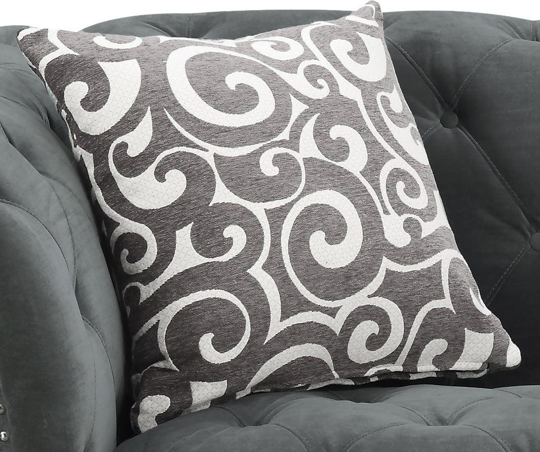Elements Sofas & Couches - Twine Sofa with Gray Scroll Pillows