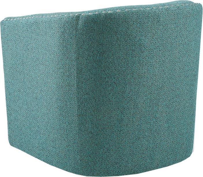 Olliix.com Accent Chairs - Tyler Swivel Chair Teal Multicolor