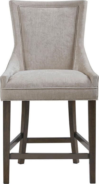 Olliix.com Barstools - Ultra 25.5" Upholstered Counter Stool Cream