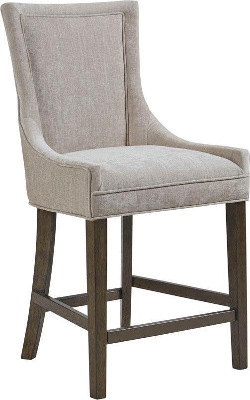Olliix.com Barstools - Ultra 25.5" Upholstered Counter Stool Cream