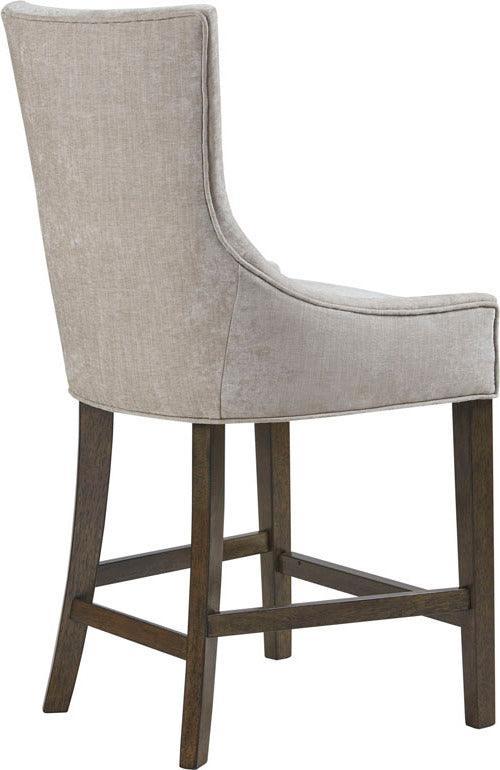 Olliix.com Barstools - Ultra 25.5" Upholstered Counter Stool Cream