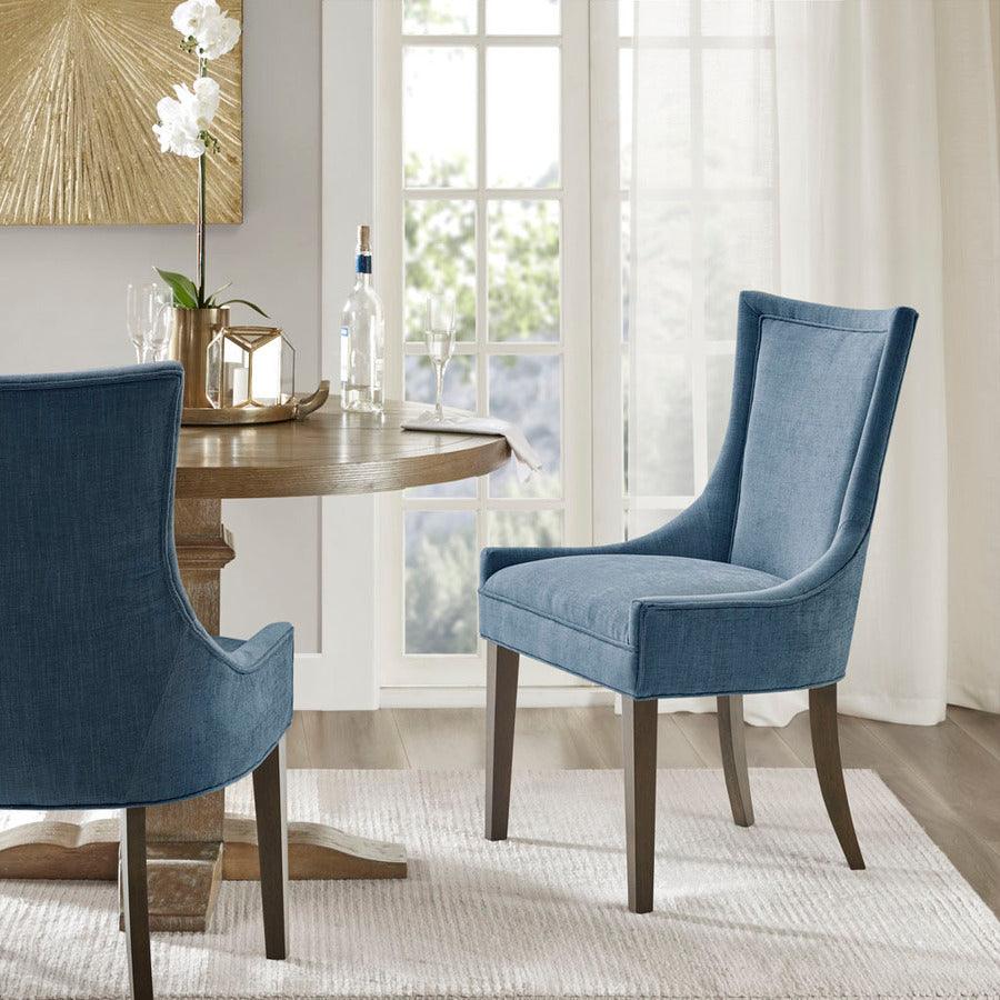 Olliix.com Dining Chairs - Ultra Dining Side Chair (set of 2) Blue