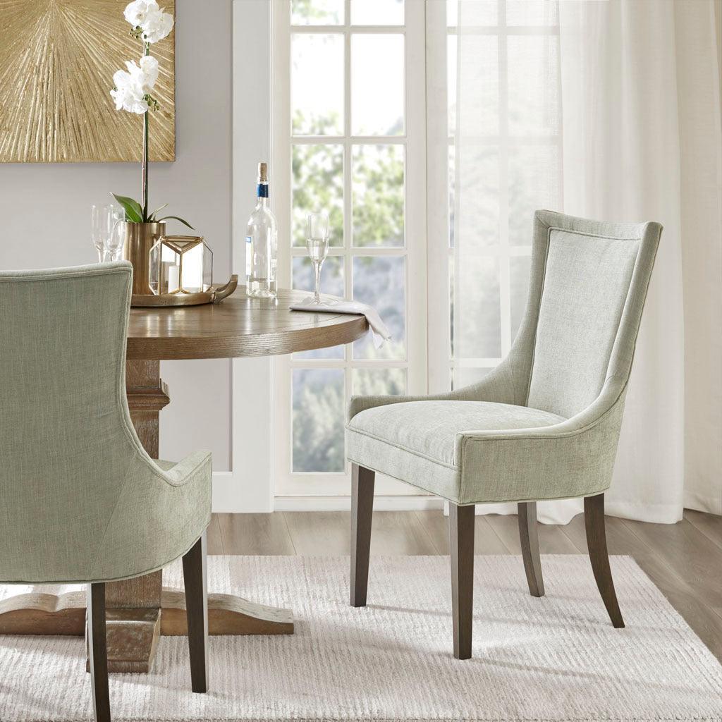 Olliix.com Dining Chairs - Ultra Dining Side Chair (Set of 2) Light Gray Multi