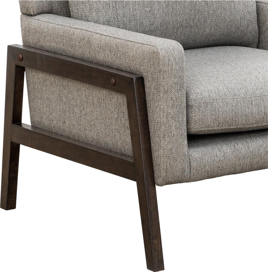 Olliix.com Accent Chairs - Upholstered Accent Chair Gray II100-0492