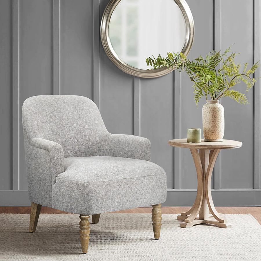 Olliix.com Accent Chairs - Upholstered Accent Chair Light Grey MT100-1183