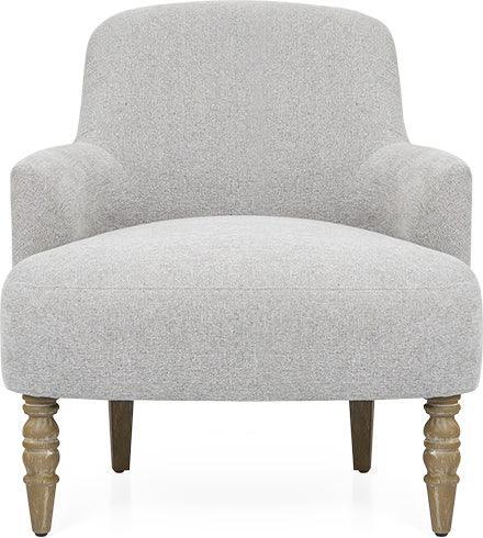 Olliix.com Accent Chairs - Upholstered Accent Chair Light Grey MT100-1183