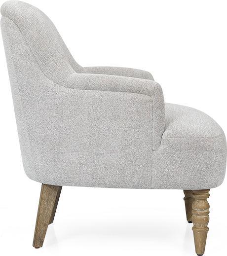 Olliix.com Accent Chairs - Upholstered Accent Chair Light Grey MT100-1183