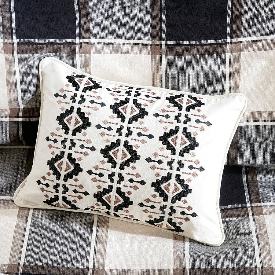 Olliix.com Comforters & Blankets - Urban Queen Cabin Cotton Jacquard Comforter Set Brown