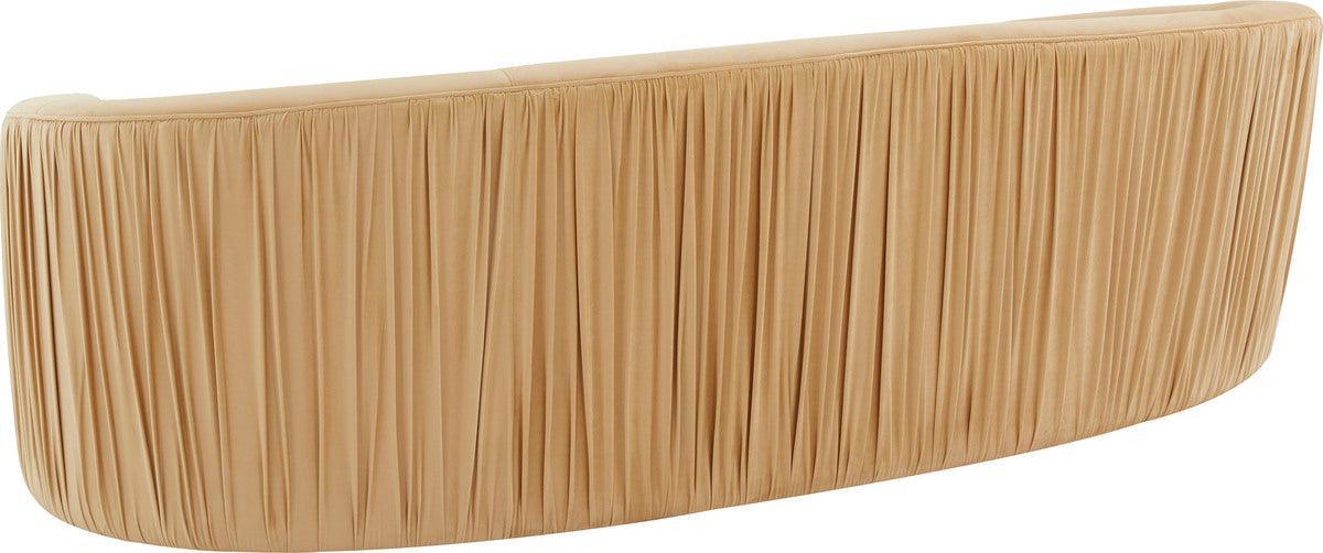 Tov Furniture Sofas & Couches - Valerie Pleated Champagne Velvet Sofa