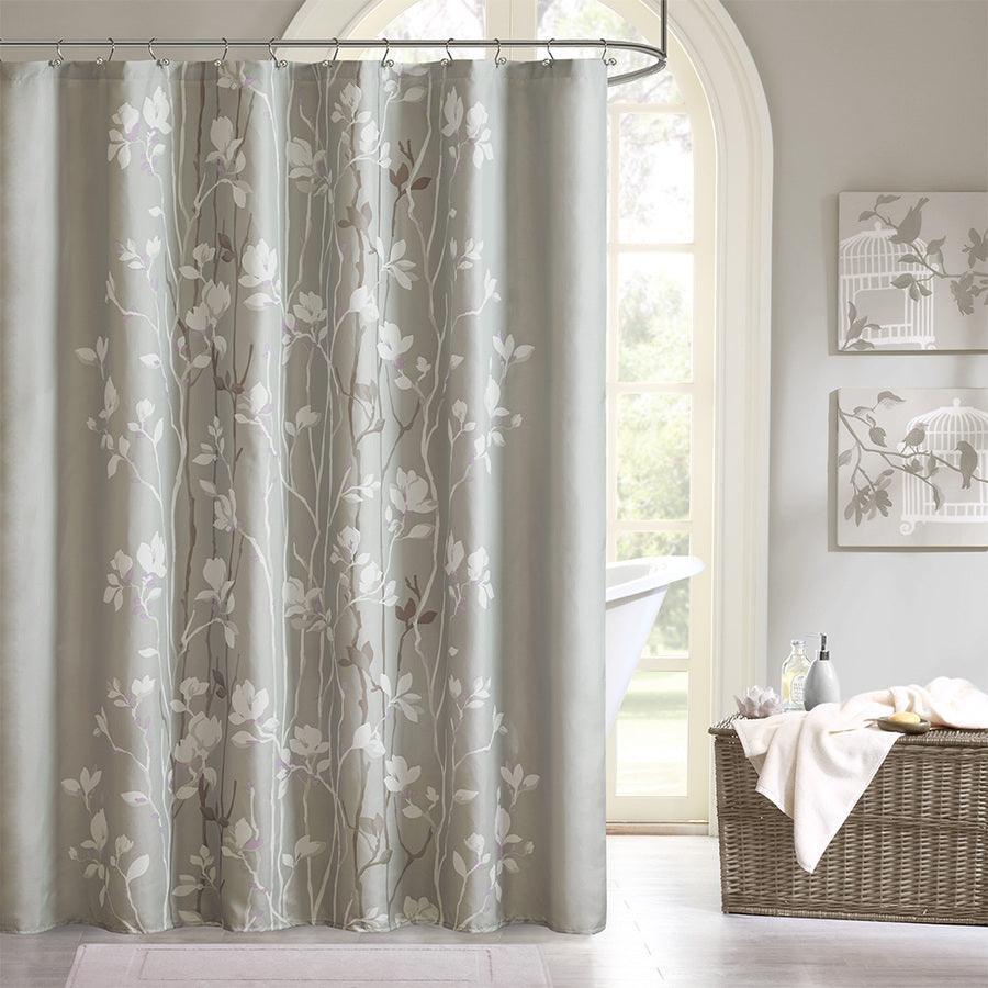 Olliix.com Shower Curtains - Vaughn Shower Curtain Grey